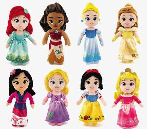 Quality Small size Disney Princess Cute soft toy assortment 17cm wholesale