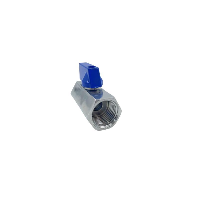 1-Piece Stainless Steel Mini Ball Valve