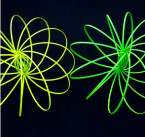 Quality Original Kinetic Spring Toy , Toroflux Flow Toy Multi Colors For Children wholesale