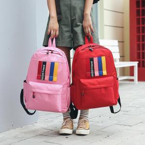 Quality European and American style backpack male large capacity student bag for lovers campus trip popular logo backpack wholesale