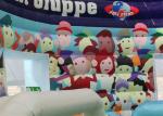 Big Football Station Kids Inflatable Playground , Big Party Inflatable Football