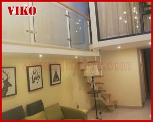 Quality Steel Cable Stair VK90SC WoodenHandrail Treed American Oak Carbon Powder-coate Aluminum304 Stainless Steel wholesale