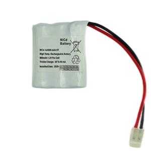 Quality 3.6V Emergency Light Ni Cd Battery 900mAh 500 Times Cycles wholesale
