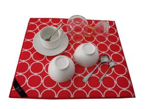 Quality 41x46cm 100%Polyester Microfiber Dish Drying Mat With Sponge wholesale