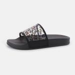 EVA Womens Summer Slide Sandals , Transparent Upper Womens Flat Slide Sandals