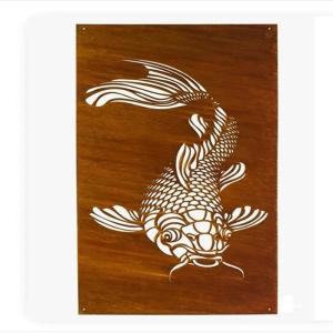 Quality Laser Cut 2.0-3.0mm Decorative Corten Steel Wall Panels Privacy Screen wholesale