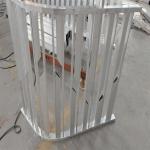 Aluminum Extrusion Profile Aluminum Handrail Glass Shutters For Construction