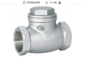 Quality SS304 /SS316L ,Stinaless steel BSP Female thread swing Check valve, wholesale
