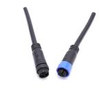 AC Ip67 2 Pin Waterproof Connector , M16 Overmolded Cable Connectors