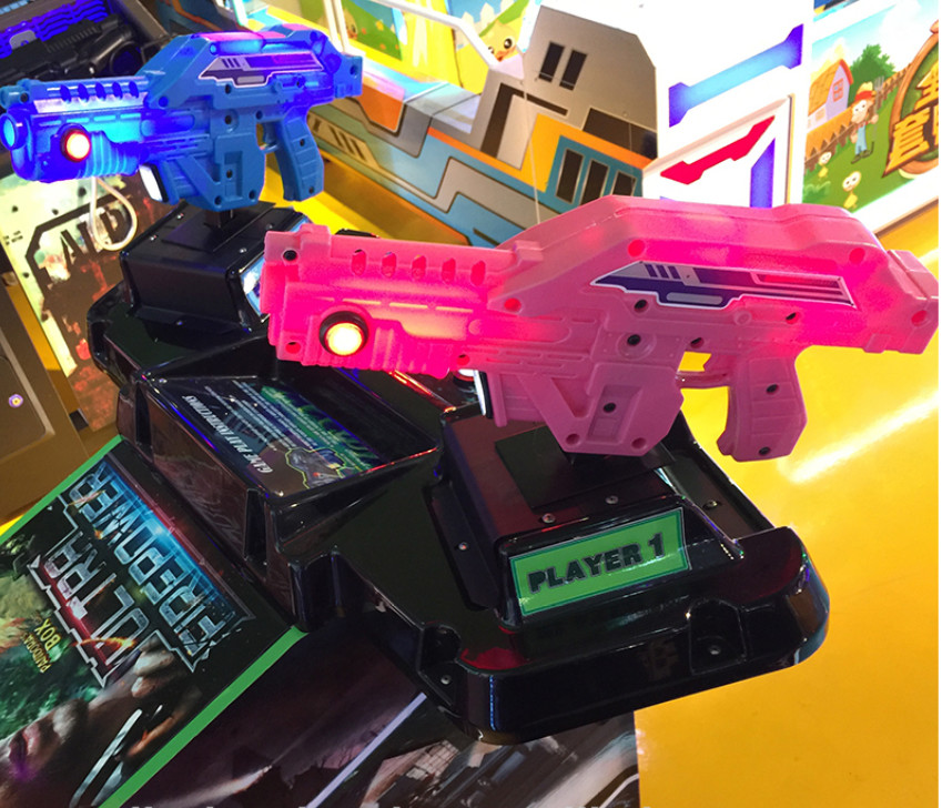 Indoor Ultra Firepower Commercial Gaming Machines , 3 In 1 Simulator Custom Arcade Machines
