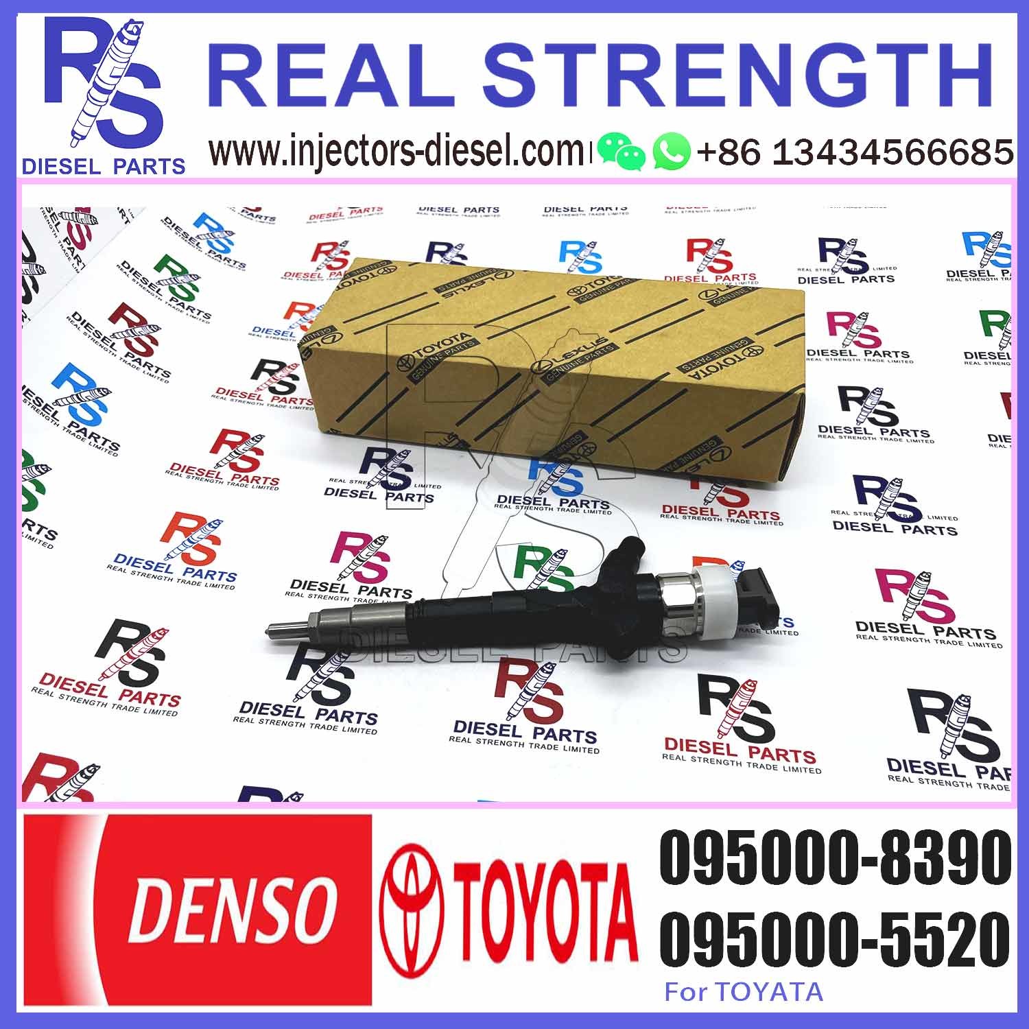 High Quality Diesel Fuel Injector Nozzle 23670-30280 Common Rail Injector 095000-8390