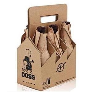 Quality Recyclable Embossing Beer Bottle Paper Box With BC Flute Corrugated Pallet Packaging wholesale