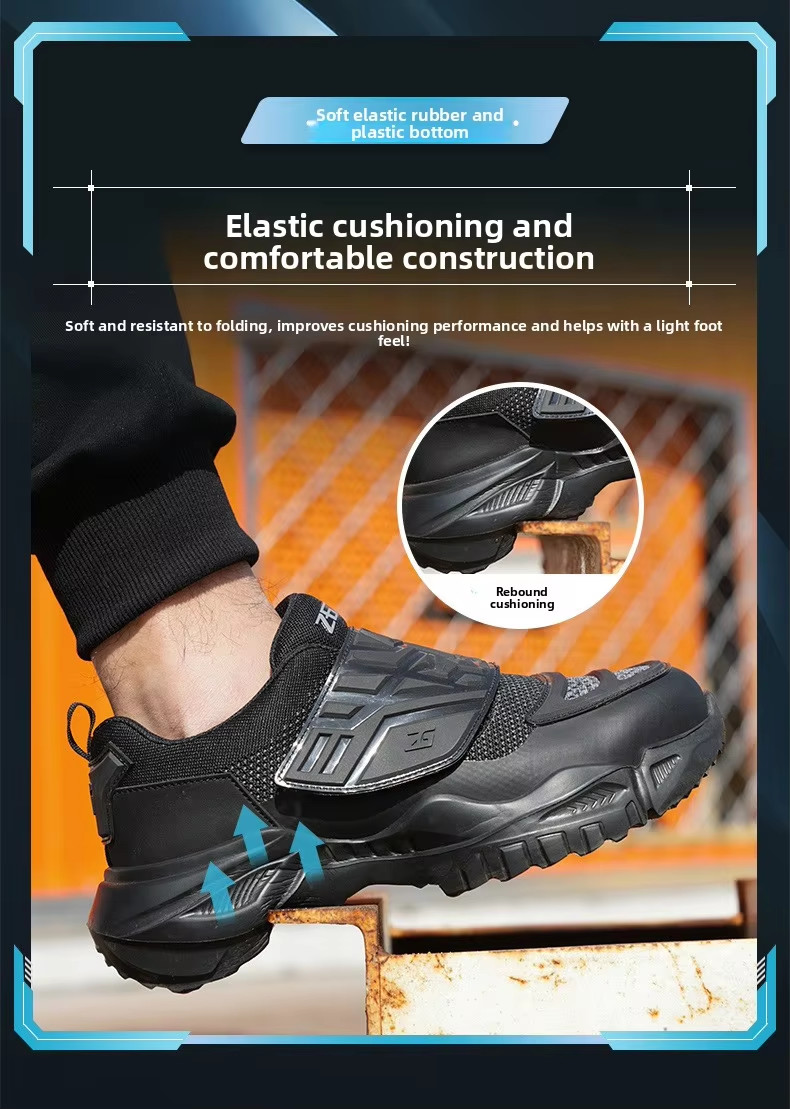 Electrical Safety Shoes Men'S Insulated 6kv Work Shoes TPU Mesh With Kevlarr Anti Stab Safety Shoes Plastic Toe Anti-smashing