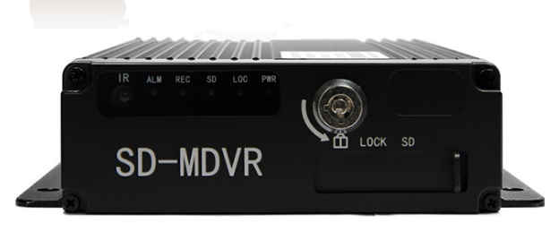 4 Channels 1080P SD Card Mobile DVR For Cars SD210 3G / 4G WIFI