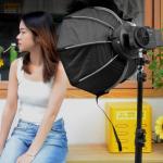 mini handheld light Portable Cob Led Pocket Fill Light USB Charging 100w 7500k