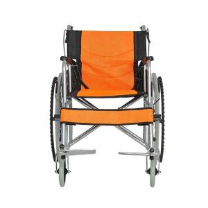 Quality China homemade high quality cheap price wheelchair with two small wheels wholesale