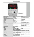 2600mAH Battery 10cm 45 Centigrade Wall Mounting Thermometer