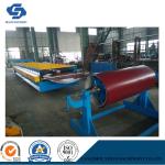 Mitsubishi PLC Metal Roof Roll Forming Machine Automatic Cutting for Roofing
