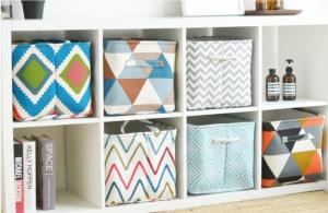Quality Clothing box canvas cotton linen folding Oxford cloth storage toy storage organizer wholesale