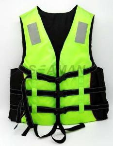 Quality Adult Green Water Sport Life Jacket PFD Inherent Buoyancy Boat Life vest wholesale