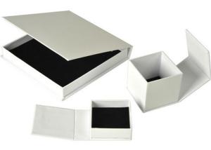 Quality Luxury Ring Paper Jewelry Box Hot Stamp Printing Environmentally Friendly wholesale