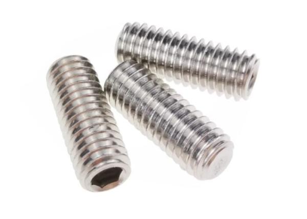 Cheap M5 Flat Point Stainless Steel Set Screw Hexagon Socket Metal Fastener for sale