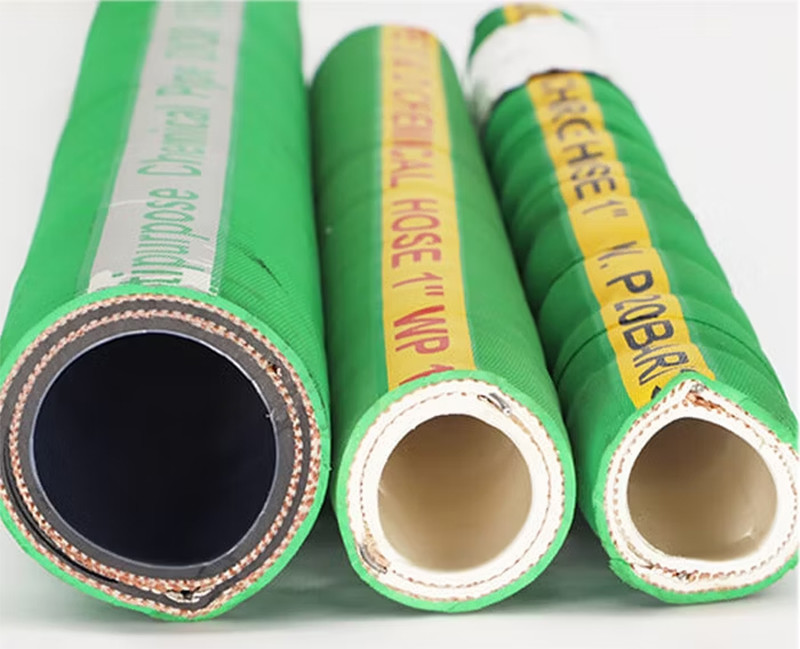 Nitric Acid Flexible Discharge Hose Acid Resistant For Hydrochloric Acid