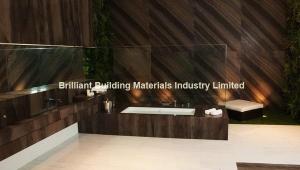 Quality Luxury Elegant Brown Quartzite Vanity Top &amp; Surroundings wholesale