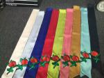 2017 little neck Imitated Silk satin fabric fashion office ladies uniform tie