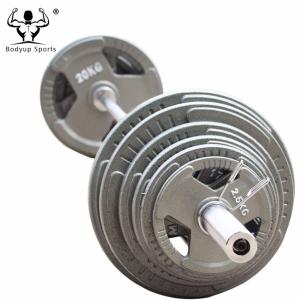 Quality 1 Set Fitness Equipment Barbells With Spring Collars Hammertone Finish wholesale