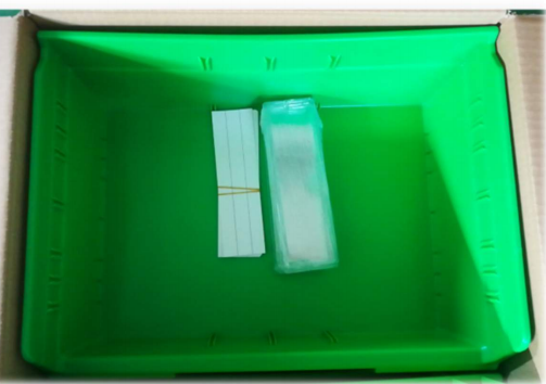Open Front Plastic Stacking Solid Box Internal Size 392x334x94mm Spare Parts PP Bins
