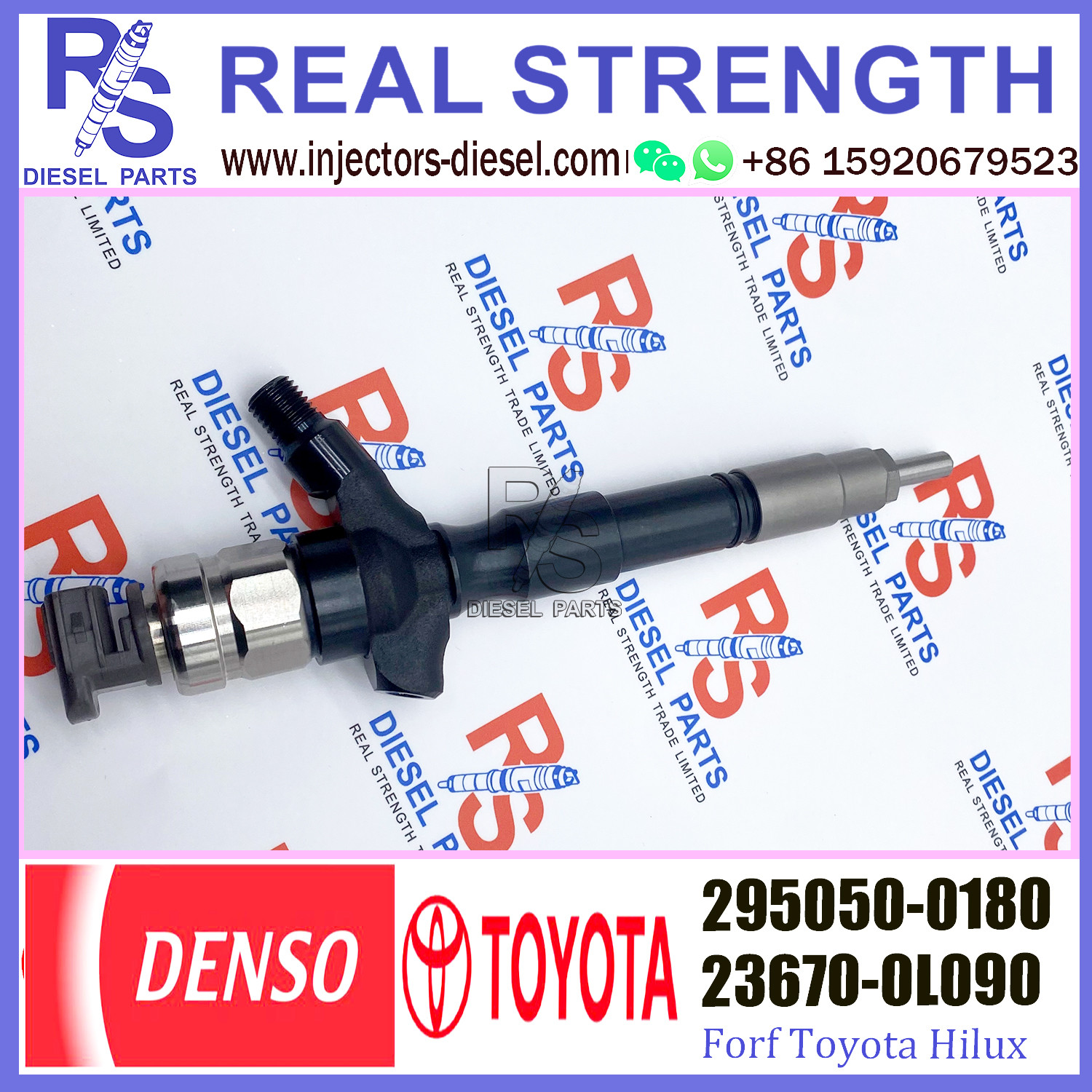 Common Rail Fuel Injector 095000-0180 095000-0183 095000-0184 16650Z6005 For NISSAN