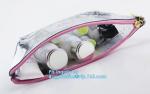 cosmetic zipper bag clothes bags, Slider zipper stand up bag, Plastic Cosmetic