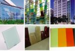 Colorful Golden Bronze Silkscreen Printed Glass Curtain Wall And Furniture Glass