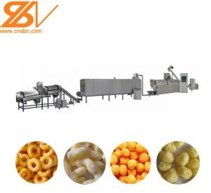 Quality 80kw Corn Puff Making Machine / High Capacity Snack Production Line wholesale