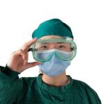 Adjustable Headband Medical Protective Goggles , Anti Dust Medical Safety