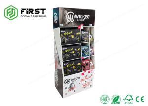 Quality Recyclable Customized Color OEM Creative POP Advertising Corrugated Floor Display Stand wholesale