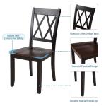 Tomile 5 Piece Wood Dining Table Set Home Kitchen Table And Chairs 50.7 lbs