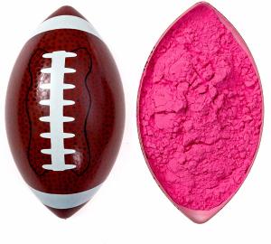 Quality Latex Blue Pink Powder 6&quot; Football Reveal Ball wholesale