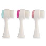 3D Face Massage Rechargeable Facial Cleansing Brush Tool Double Side