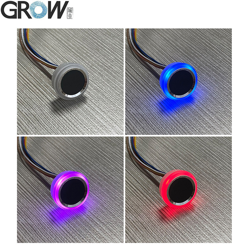 Grow Ks200+R502-F Circular Ring LED Fingerprint Access Control Board