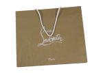 L40cm Gift Bag With Handles , ISO eco friendly brown paper bags