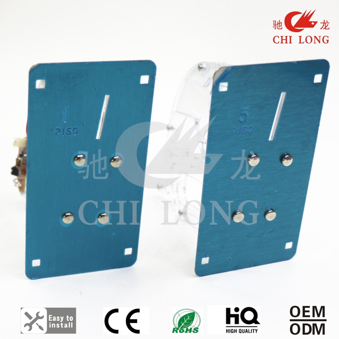 High Accuracy Electronic Coin Selector Good Anti Angling Effect Ce Approval