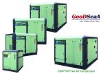 110kw 150hp Industrial Screw Compressor 7 Bar 380V Water Recycling