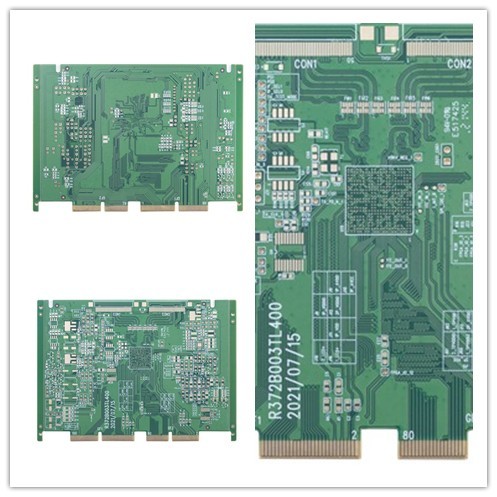 Small BGA Double Sided PCB Board Prototype ENEPIG PCB Green Solder Mask 7mil