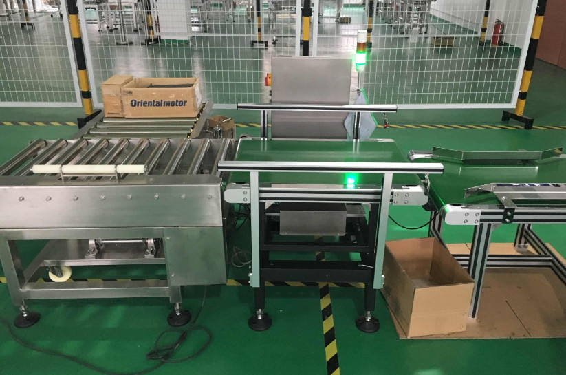 Check Weigher for Heavy Weight 10- 20kgs products weight and reject process