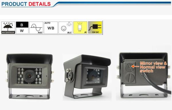 Rear view camera Mirror & non-mirror images (adjusted by screw) SONY Optional
