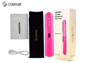 Quality Wireless Charging Mini Home Hair Straightener , Usb Hair Straightener wholesale