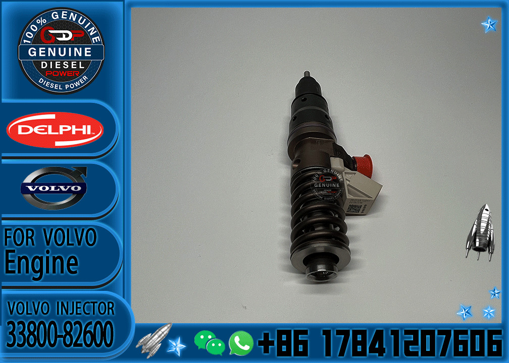 High Quality Common Rail Injector 33800-82600 Diesel Fuel Injector 33800-84300 for Hyundai Engine
