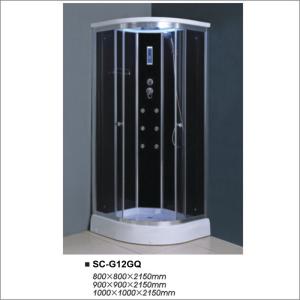 Quality Sealed Massage Bathroom Shower Stalls / Sliding Door Shower Cubicles wholesale